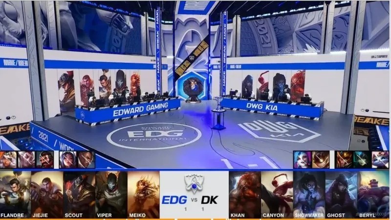 EDG|「威客LOL」S11世界赛:DK 2-3 EDG,一举定胜负