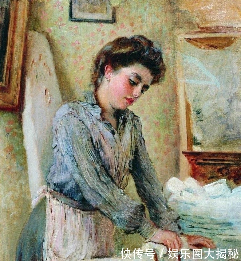 浪漫主义#他是俄罗斯绘画大师,巡回画派创始人之一,油画色彩亮丽甜美