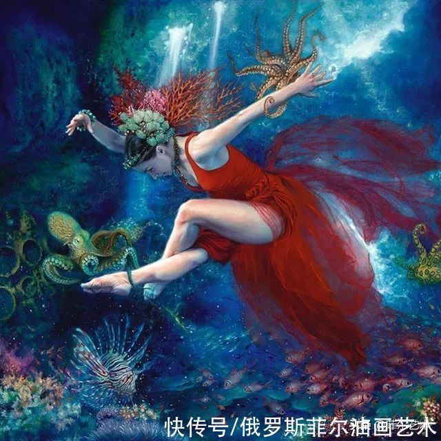 曼努克&自然野性！亚美尼亚女艺术家曼努克的唯美油画作品欣赏