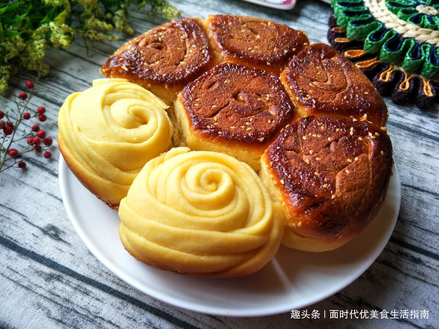 玉米面独特做法，开水一烫，不蒸不烙，松软又酥脆，比面包还好吃