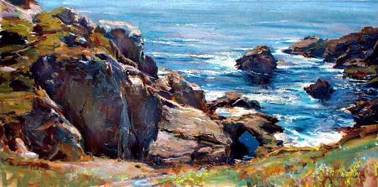 daniel&美国Daniel F.Gerhartz 牧场田园诗般的风景油画