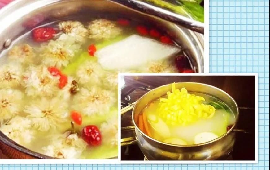 火锅|赏菊还能食菊!菊花火锅、雪菊梨盅、花香木耳青瓜……