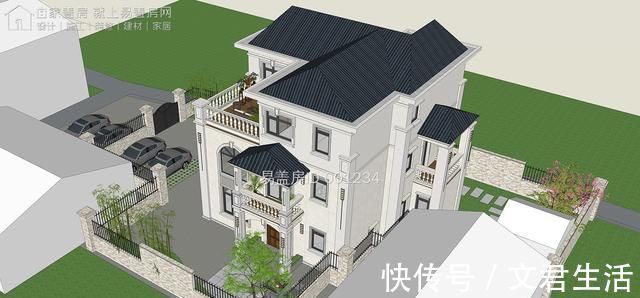 自建房|占地133平方三层农村自建房,7卧室1挑空客厅4卫1大露台欣赏美景