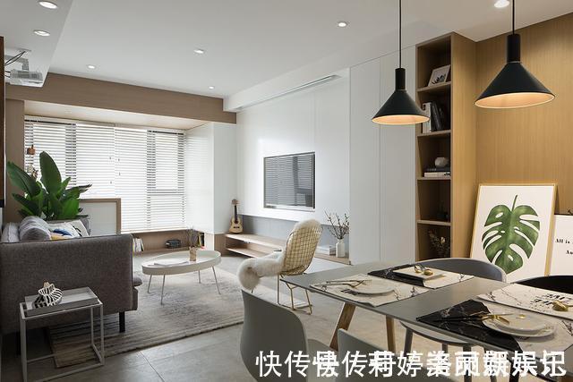 原木色|三房两厅95㎡,就喜欢这样的干净舒适,宅在家也是一种享受