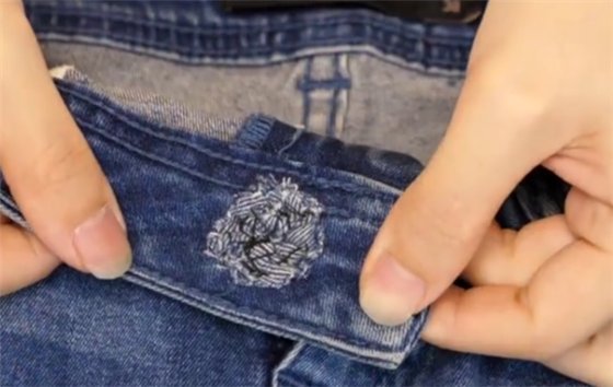 牛仔裤扣子掉了不要扔，30年老裁缝教我一招，比原来更漂亮更牢固