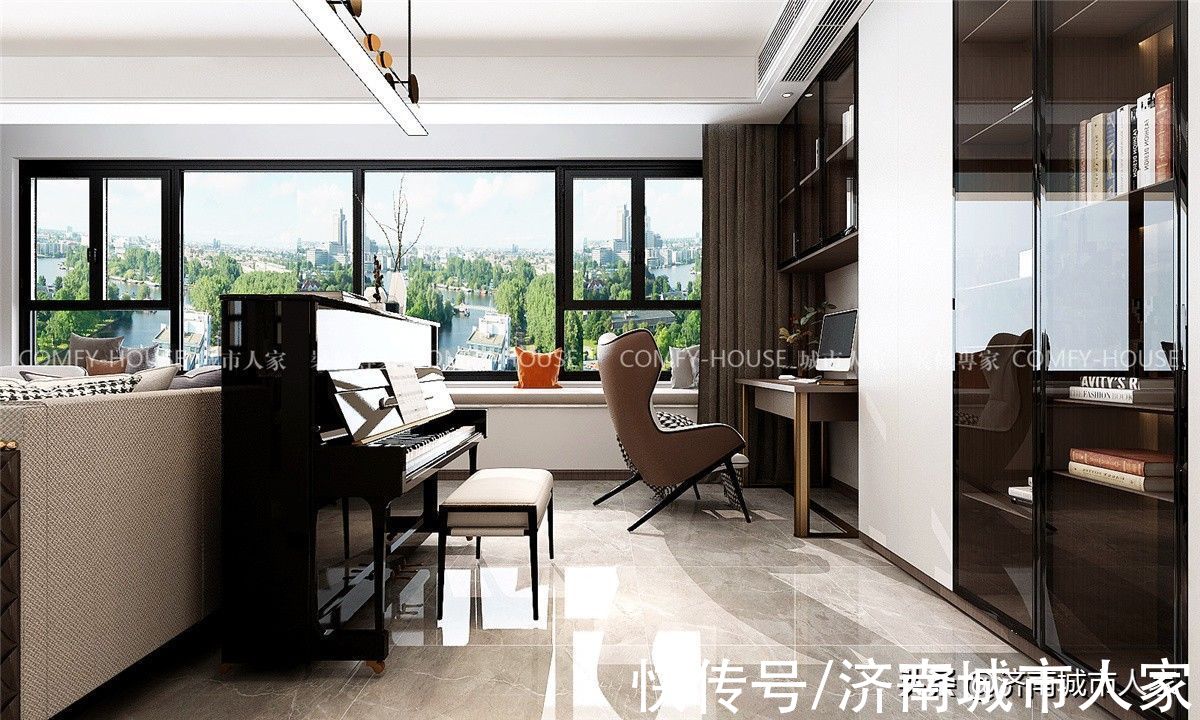 装修|澄波府邸现代轻奢风格装修效果图