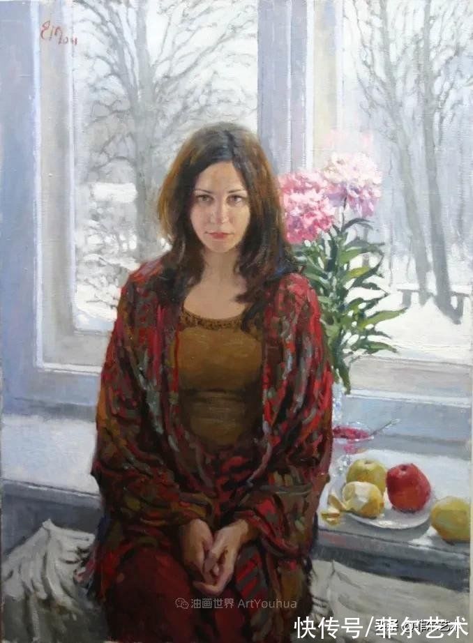 超写实$俄罗斯具象画家叶夫根尼·穆科夫宁超写实油画作品欣赏