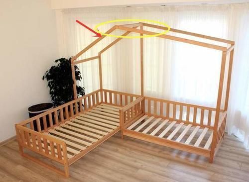 二胎家庭|上下铺二胎家庭都不用了，10㎡垂直放2张床，上下收纳中间隔断