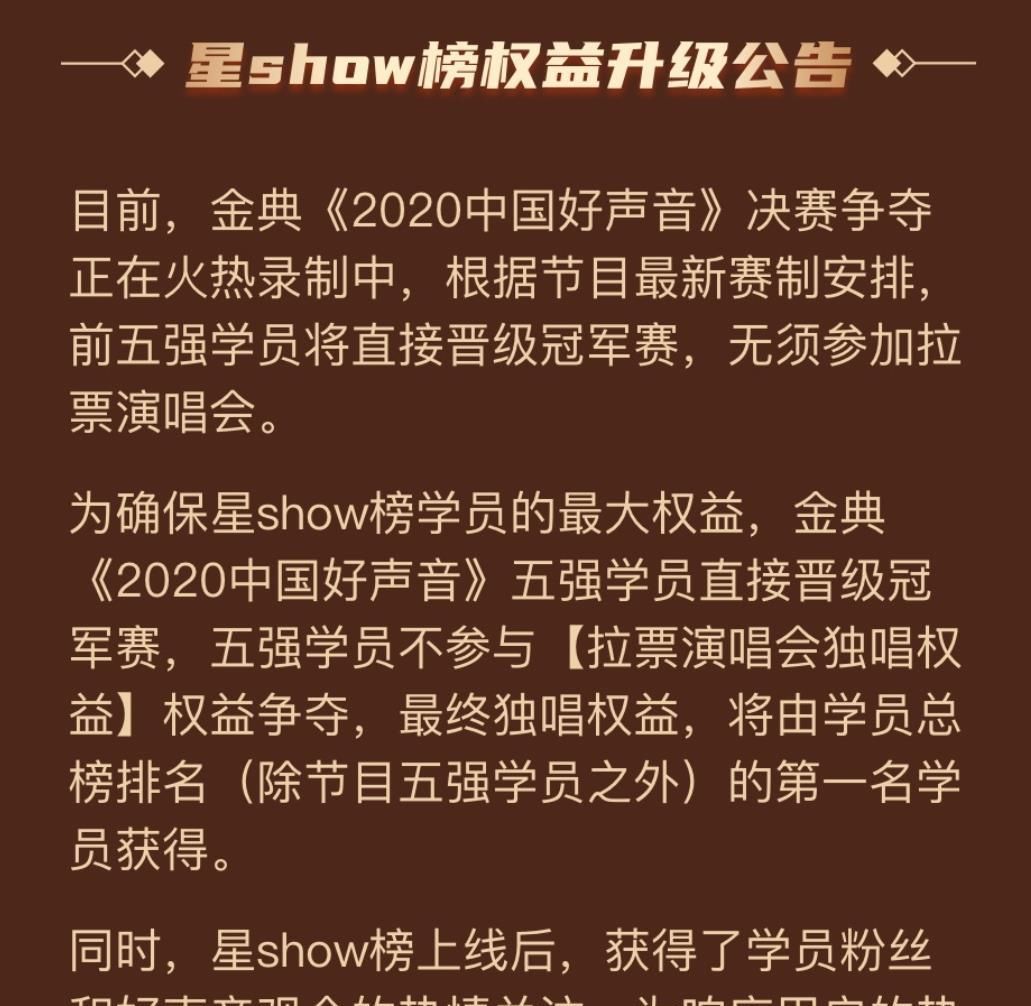 声音|中国好声音：单依纯获得官方星show榜榜首，程墨寒却是最后赢家