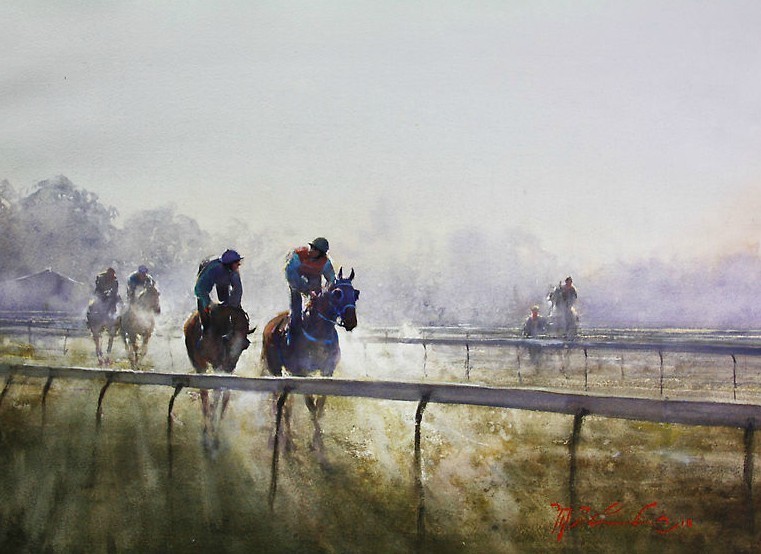 艺术家@雾里看花,澳大利亚水彩艺术家科维奇的作品,很是美!