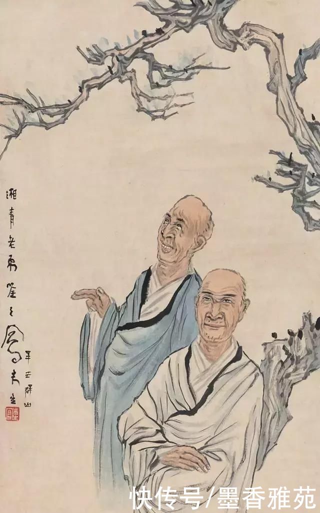 巨匠|百年巨匠吕凤子高清国画作品欣赏