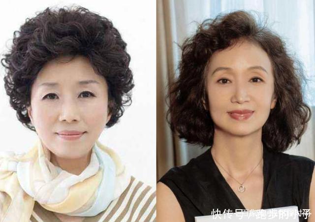 烫发|60岁头发少怎么烫发减龄又显发量多试试棕色小卷发,时髦又养眼