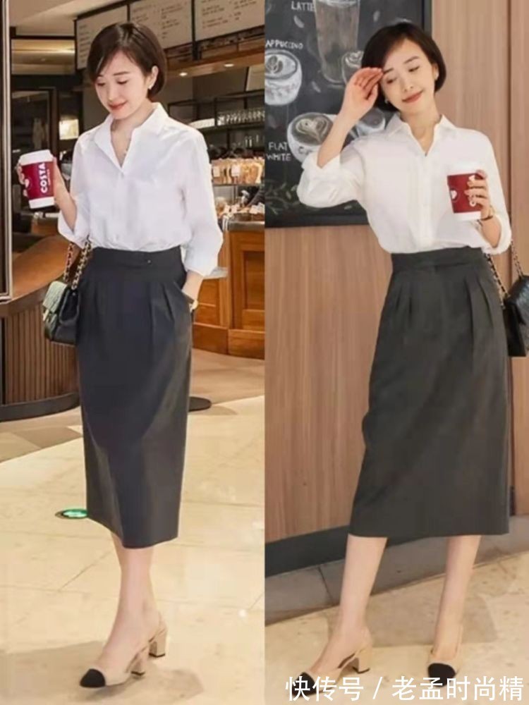 端庄|四十岁的女性穿搭时,没必要太过于繁琐