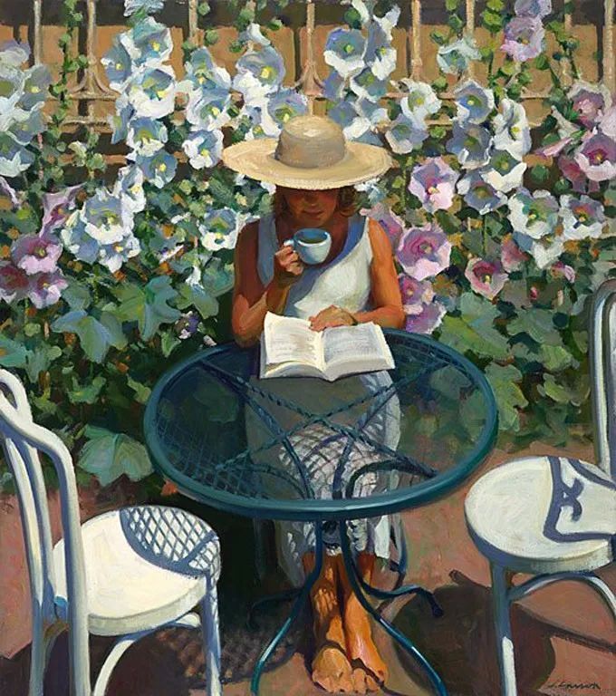 阳光美人|油画里的阳光美人,简直太美了