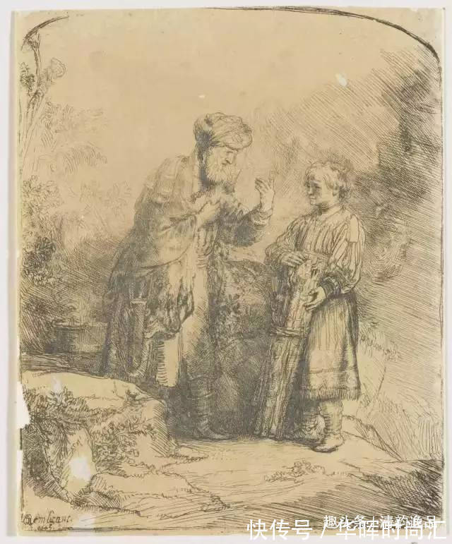 绘画史!欧洲17世纪最伟大的画家之一,伦勃朗素描作品欣赏