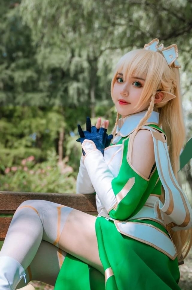 cos|cos：刀剑神域莉法cos正片@纱容