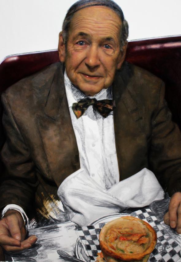 Cesar!古巴裔美国画家Cesar Santos人物肖像的作品