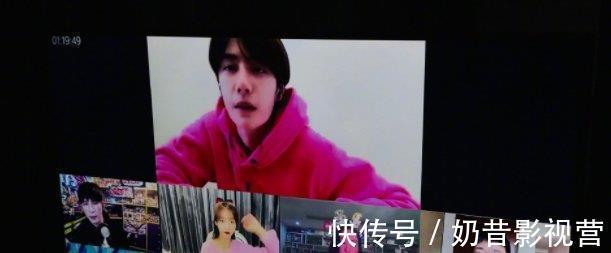 王一博线上录新节目,炫耀新魔术很有成就感,一身粉红卫衣超可爱