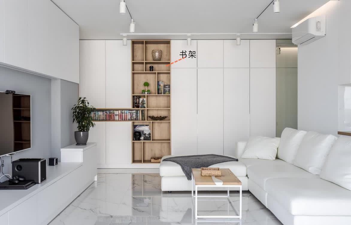 黑白极简|同样是小户型，同样是二胎家庭，他家仅99㎡能多出这30㎡收纳