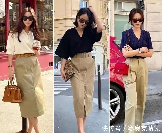 t恤|戒不掉的简约“轻熟风”,4个穿搭要点、多种搭配示范,超实用!