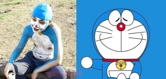 哆啦大型cosplay“翻车”现场,哆啦A梦一言难尽,这个路飞我拒绝接受