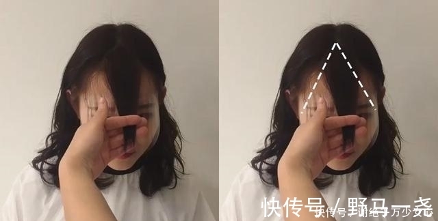 刘海 韩国发型师这样剪刘海!夹子夹上、转一转,刘海就剪好了!