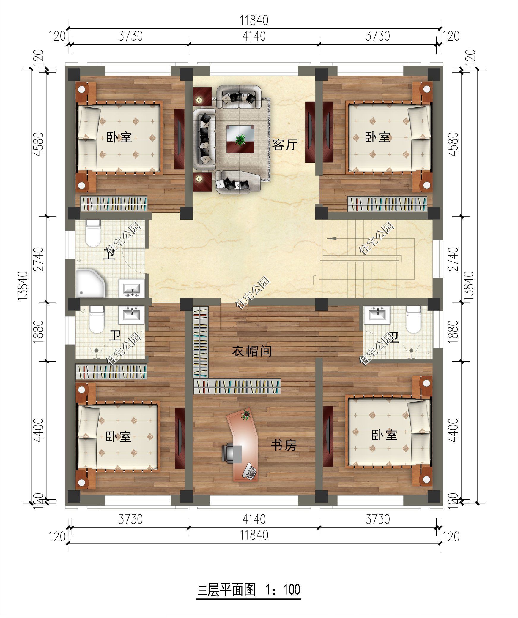 老板|11×19米三层商住房，一楼开店赚钱二楼自家居住，当老板就是爽
