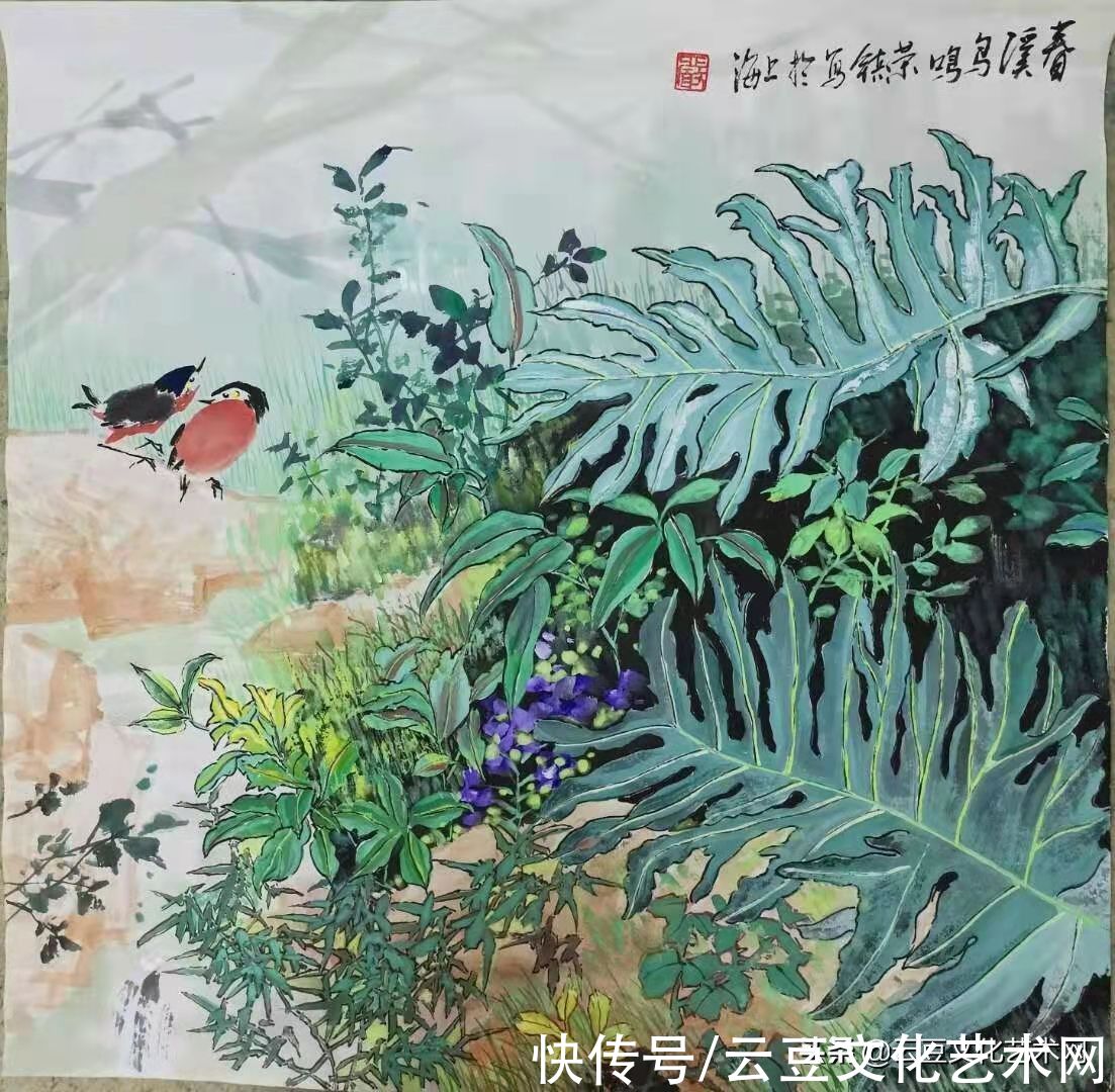 美术家协会$上海著名画家严荣镇最新作品欣赏