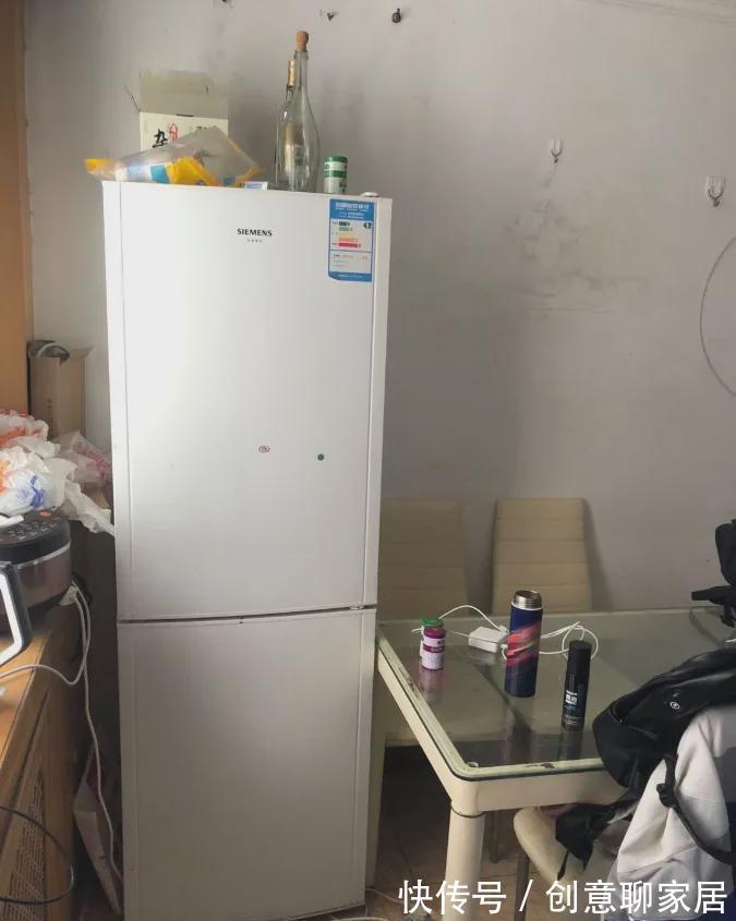玄关|套内46㎡老破小，面积虽然不大，却挤出两室一厅，不仅好看还省钱