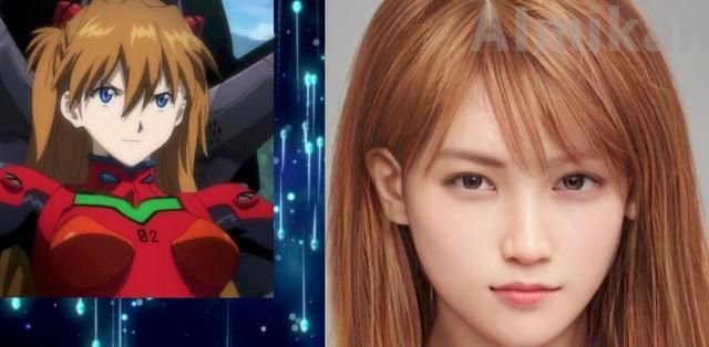 人脸|大佬把《EVA》的角色用AI进行了真人化,网友吐槽:这能有COS香?