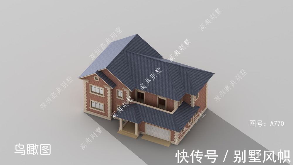 两层|美式两层别墅,外观简单,又有时尚感