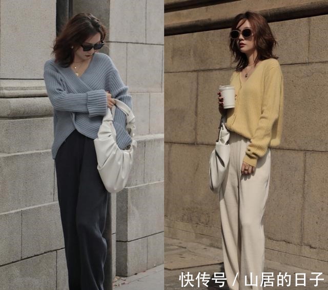 裤子 这才是40岁女人该有的打扮，“短上衣+裤子”，简约大方显气质！