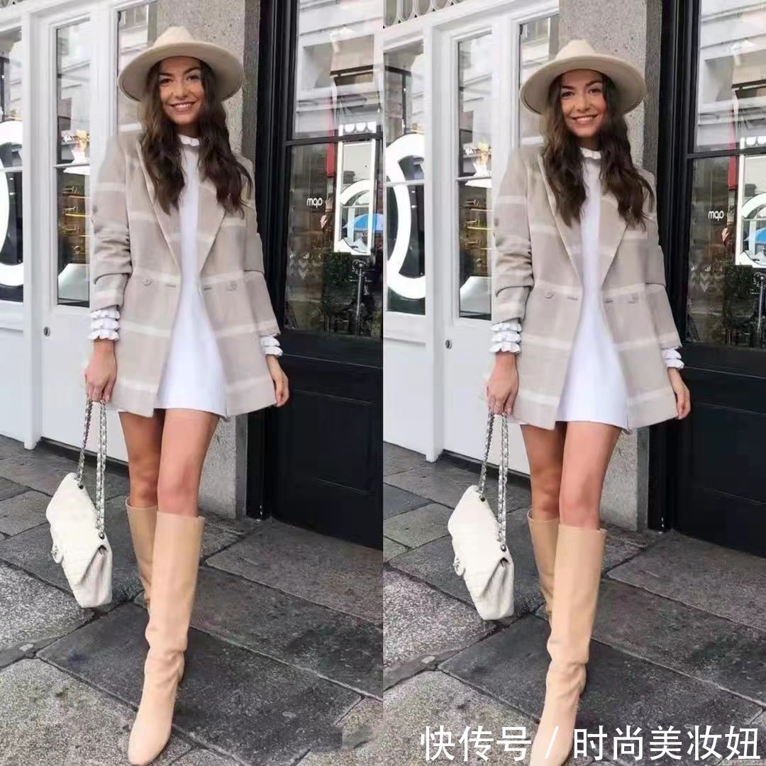 时髦 秋冬骑士靴怎么穿才时髦?看她就够了,照着穿甩朋友圈的人几条街