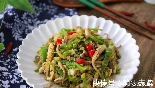 青椒|八爪鱼最好吃的做法,又鲜又嫩,入味又好吃,10分钟就上桌