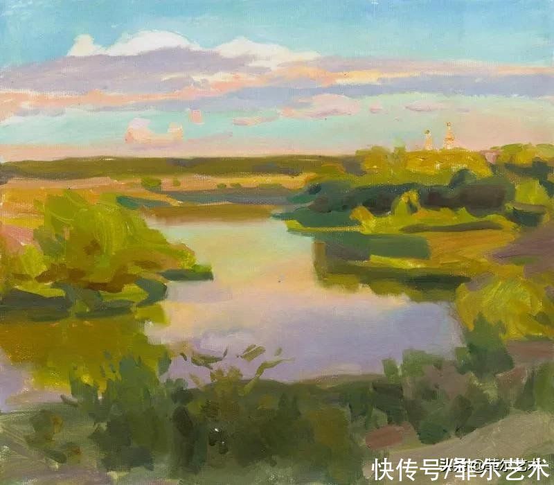 victori俄罗斯女画家维多利亚·哈尔琴科风景油画作品欣赏