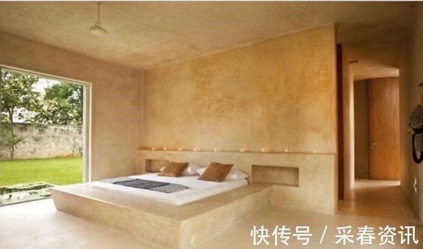 床头柜|砖砌的地台床又火了,以前觉得老土,如今一床多用打造多个功能区