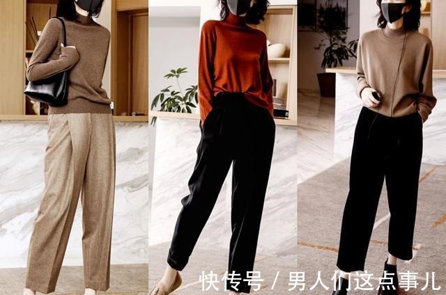 针织衫 秋冬季，要将简单基础款穿高级，时尚博主的穿搭套路很值得借鉴！