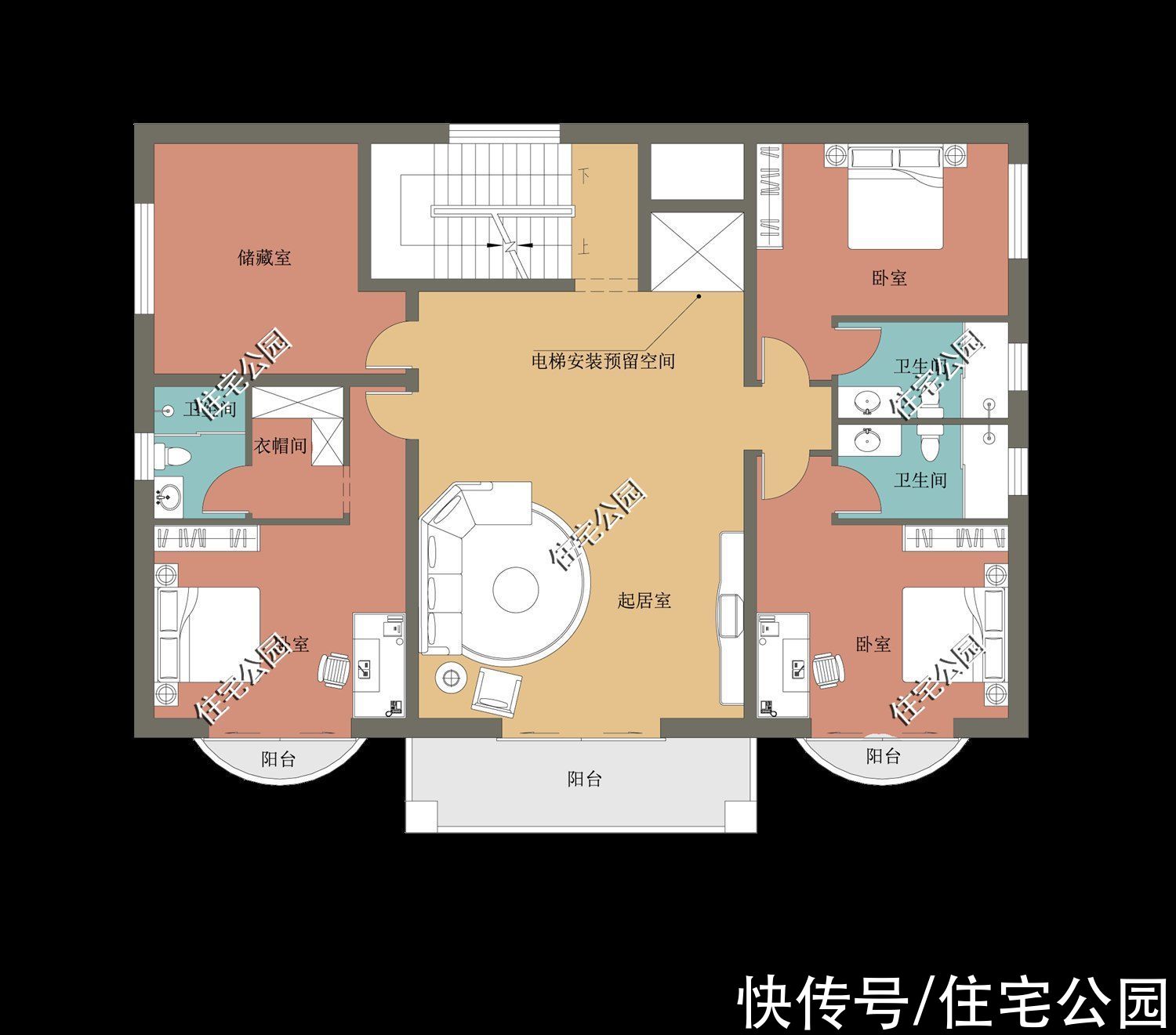 洗衣房|农村9月底盖房，选这套户型保证漂亮，40多万的造价谁都盖得起