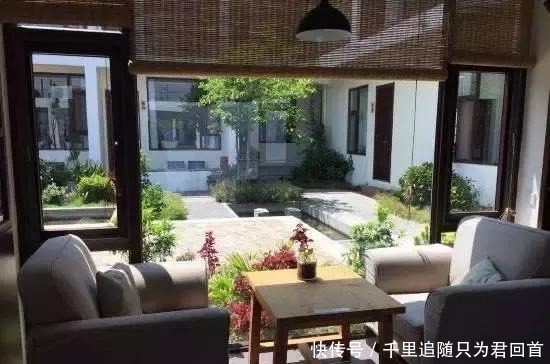 自在|院子里喝茶图个自在