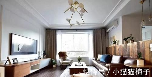 咖色|刚保洁完的100平新房,谈不上豪华,但全屋光打柜子就花了8万