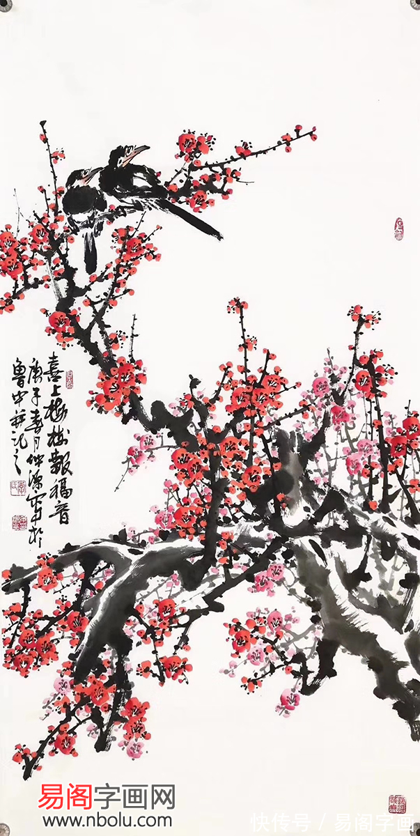 傲骨!画家李仲源梅花图 雅致不俗 让人一见倾心