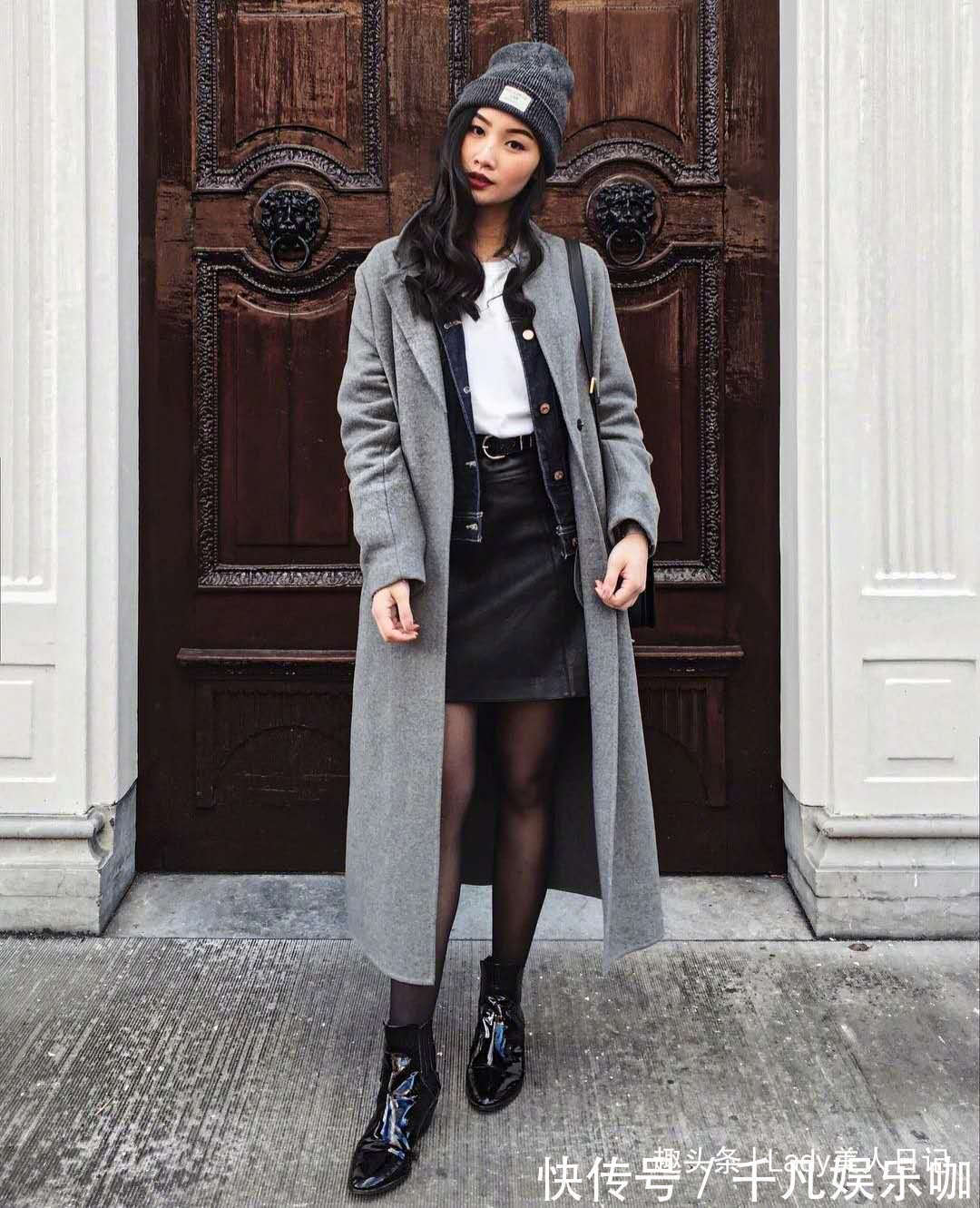 小个子 快来,显高显瘦的“长风衣/大衣”穿搭,经典实用,小个子更要看