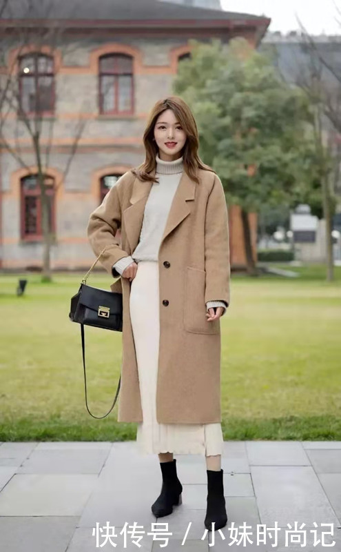 大衣|还在穿羽绒服? 大衣搭配裙装才是时髦 减龄还优雅