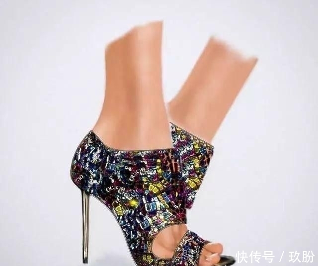 灵感|以服装为设计灵感设计出来的高跟鞋(50例高跟鞋效果图)!