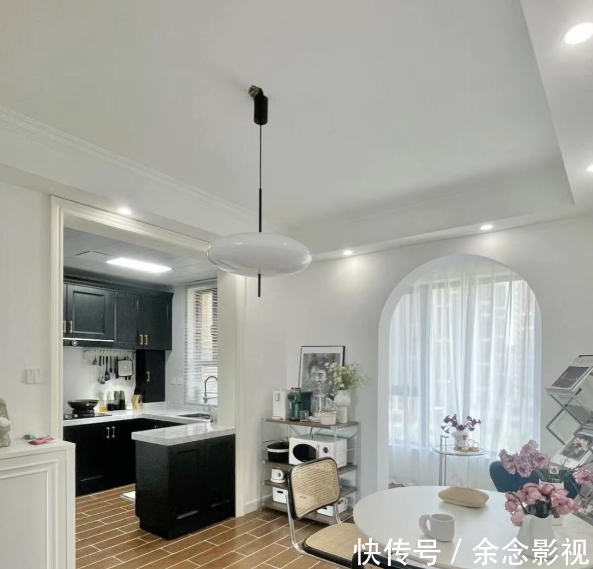 蕾丝|女主110㎡法式风格的家,颜值与浪漫并存,随手一拍就是杂志封面