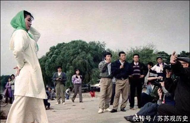 老照片实拍改革开放初期中国大陆的模特