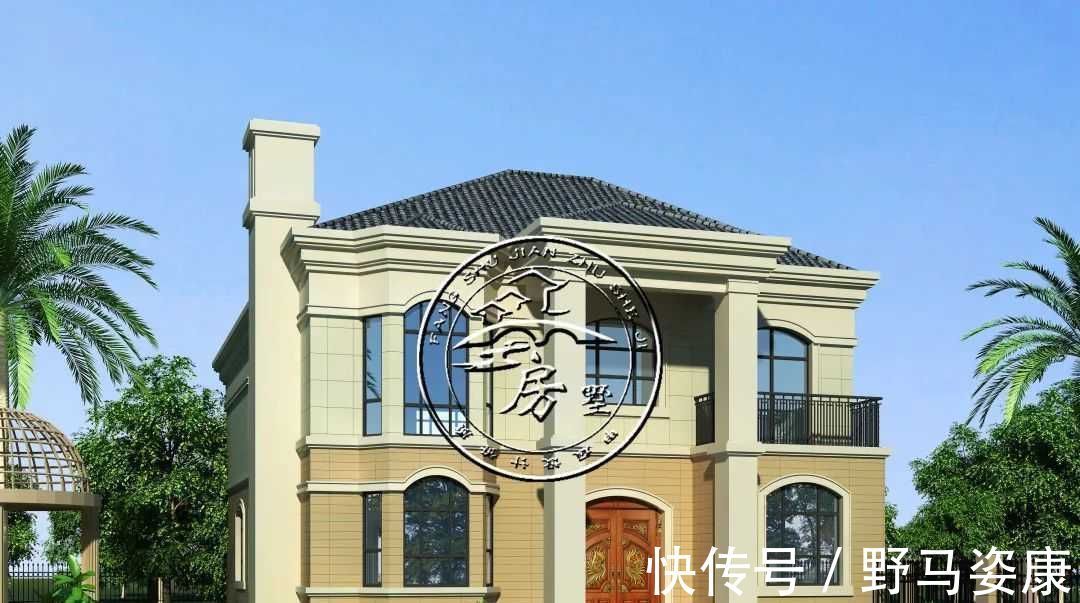 独卫|在农村做这套两层别墅, 经济美观, 全村人都来问图纸