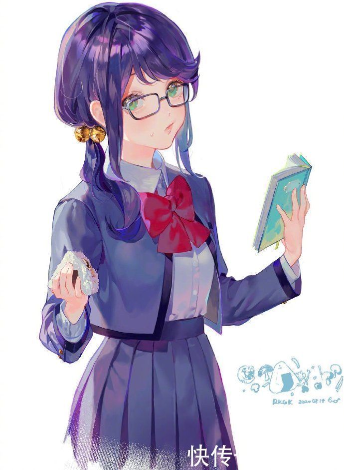 奈奈|画师笔下的短发双马尾妹子太可爱了,先收藏一波