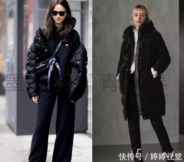 搭配|黑色羽绒服搭配什么颜色的裤子好看?
