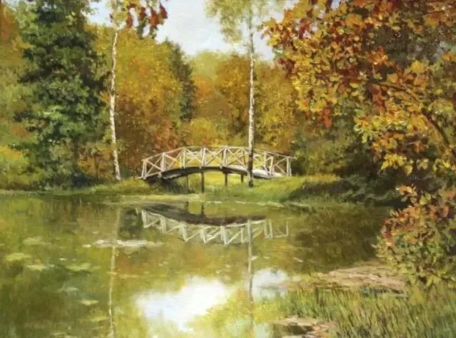 绘画|俄罗斯 爱德华·巴诺夫 ?的风景油画,好美